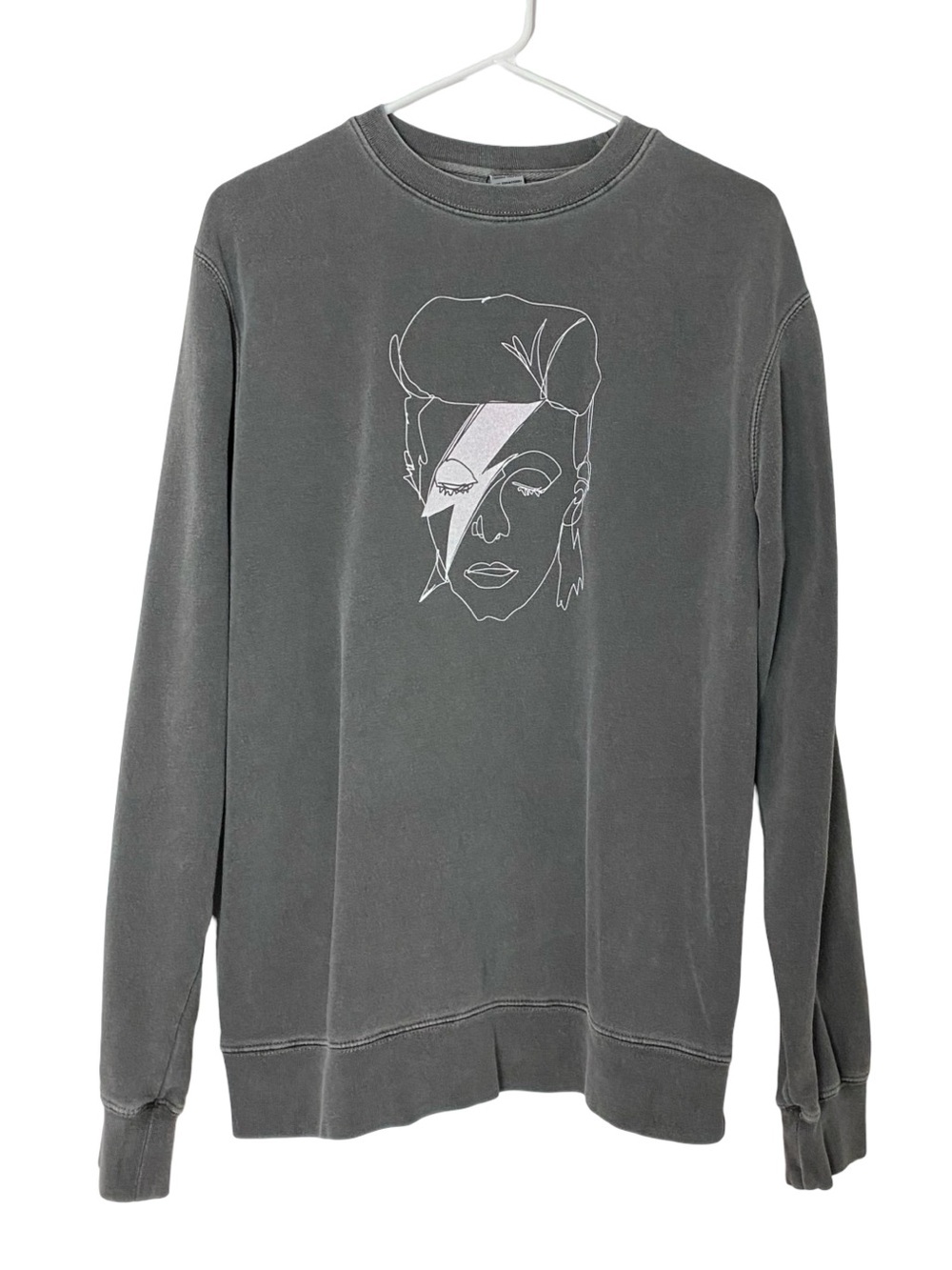 Joseph & Sue Retro 90s Sweatshirt Pullover Unisex Small Gray Art Mens Womens